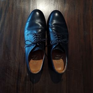 Men's J Crew Black Leather Dress Shoes